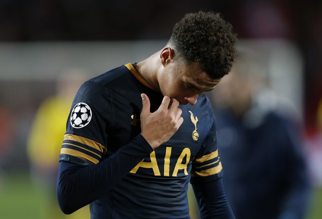 Dele Alli looks dejected
