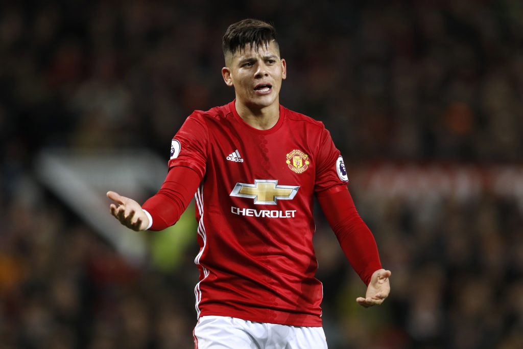 Manchester United's Marcos Rojo.