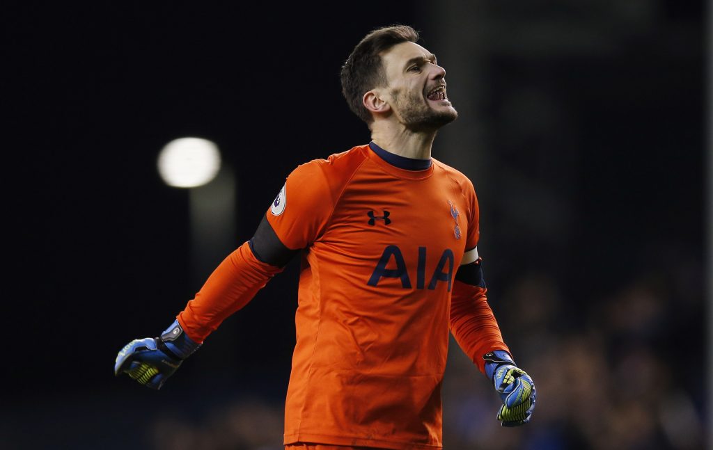 Hugo Lloris celebrates