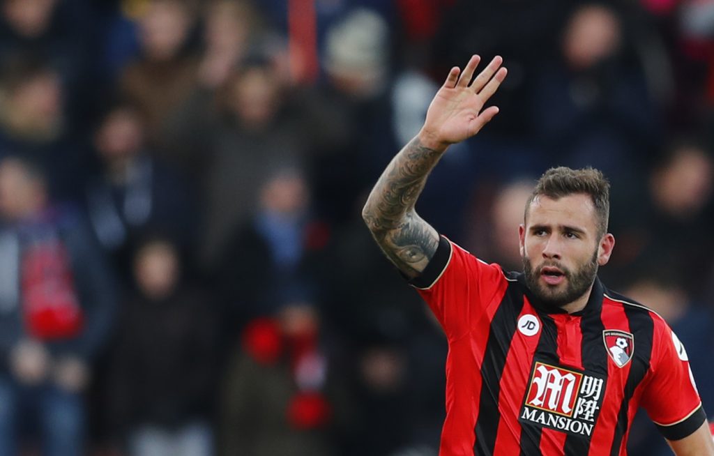 Bournemouth's Steve Cook celebrates.