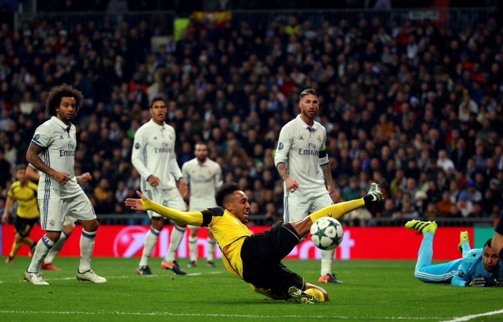 Borussia Dortmund's Pierre-Emerick Aubameyang