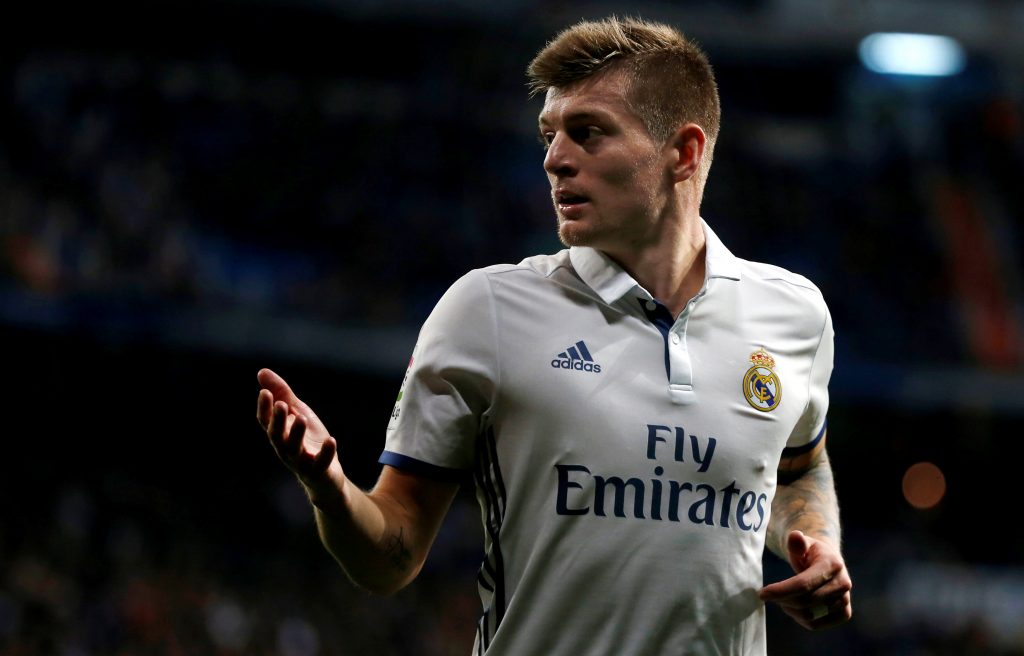 Toni Kroos in action.