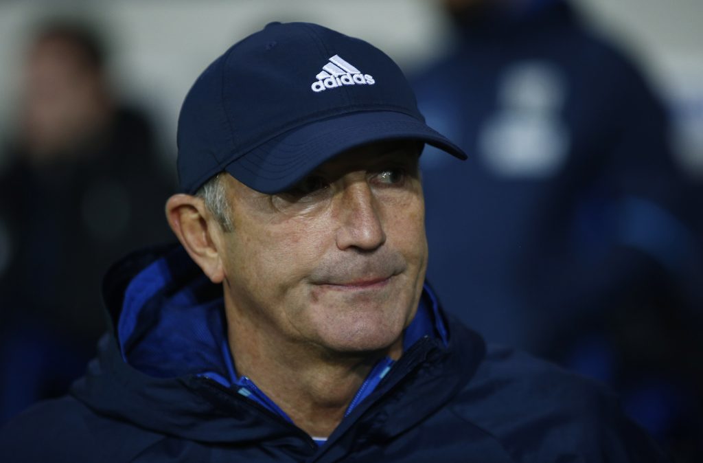 Tony Pulis before the match.