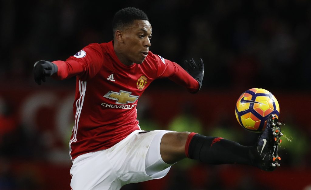 Anthony Martial in action.