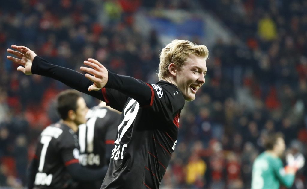 Julian Brandt reacts.