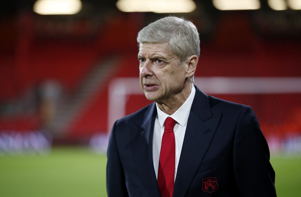 Arsenal manager Arsene Wenger before the match.