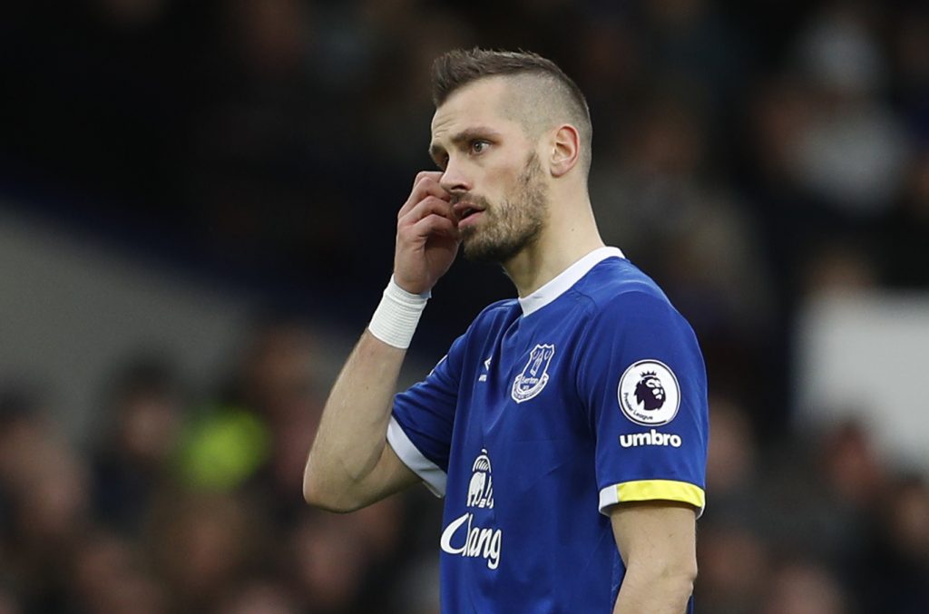 Everton's Morgan Schneiderlin.