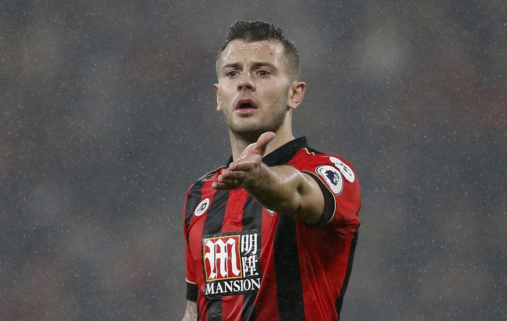 Bournemouth's Jack Wilshere gestures.