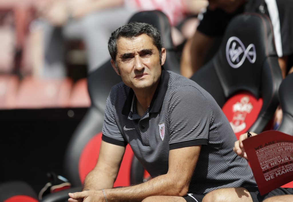 Athletic Bilbao coach Ernesto Valverde.