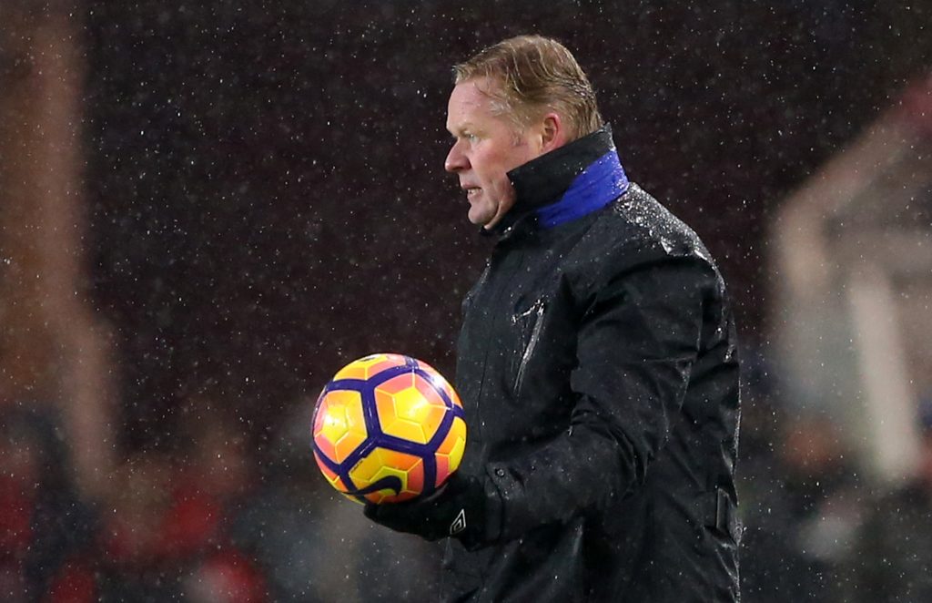 Everton manager Ronald Koeman.