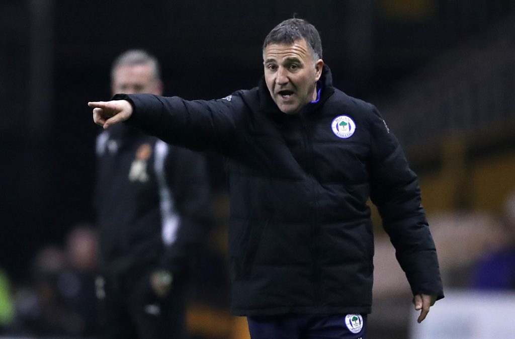 Wigan Athletic manager Warren Joyce.