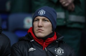 Manchester United's Bastian Schweinsteiger before the match.
