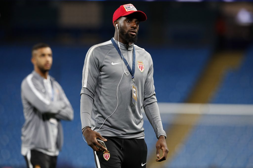 Monaco's Tiemoue Bakayoko before the match.