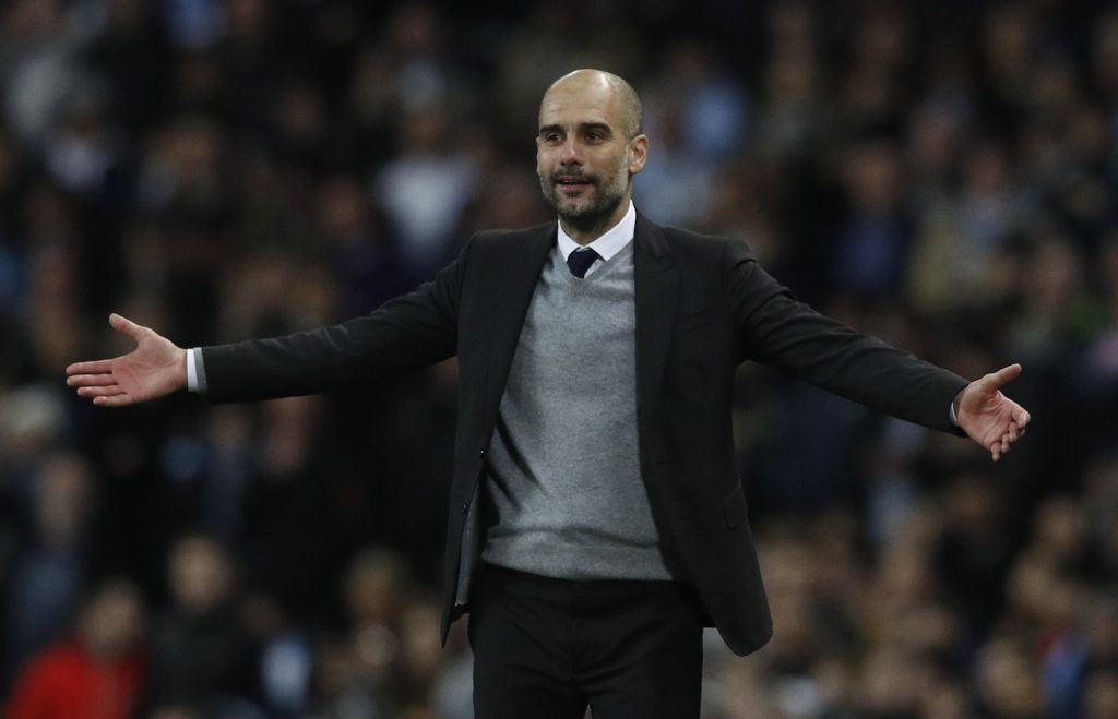 Manchester City manager Pep Guardiola.