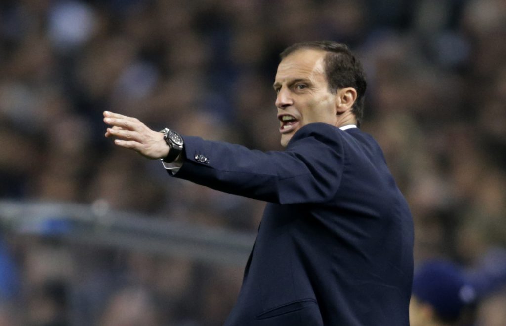Juventus Coach Massimiliano Allegri.