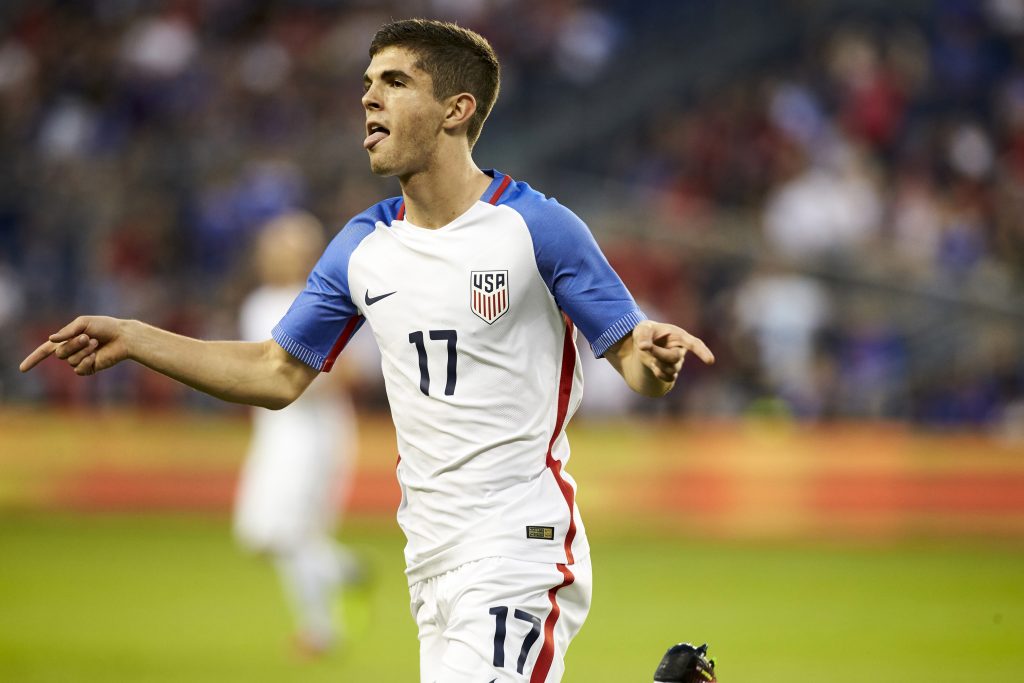 US Men's National Team midfielder Christian Pulisic.