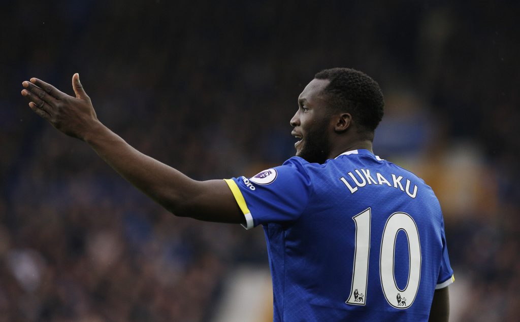Everton's Romelu Lukaku.
