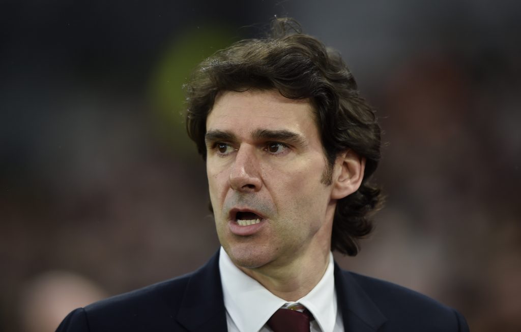 Middlesbrough manager Aitor Karanka.