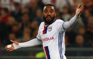 Lyon's Alexandre Lacazette.