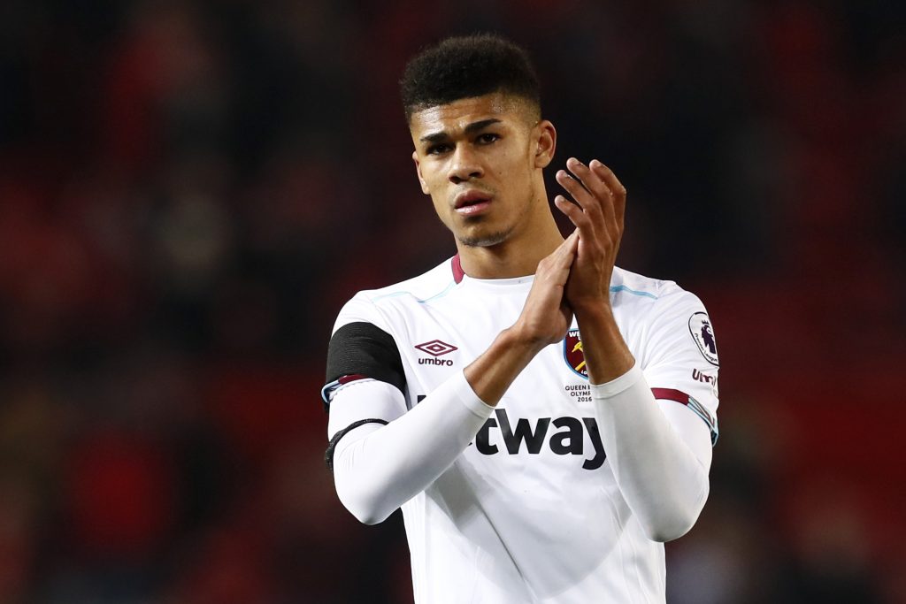 West Ham United's Ashley Fletcher looks dejected at full time.