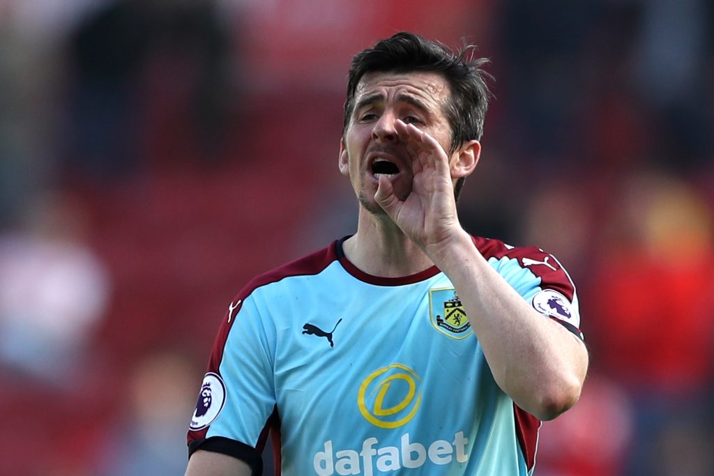 Burnley's Joey Barton during the match.