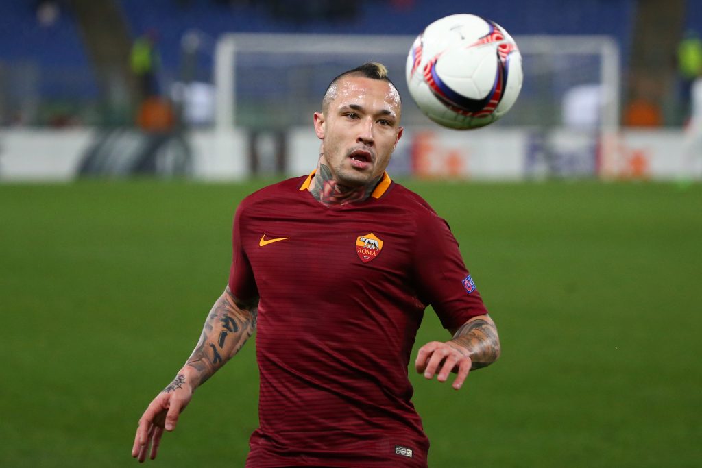 Roma's Radja Nainggolan in action.