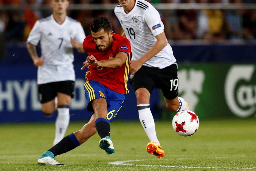 Spain's Dani Ceballos in action.