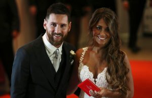 Lionel Messi and his wife Antonela Roccuzzo.