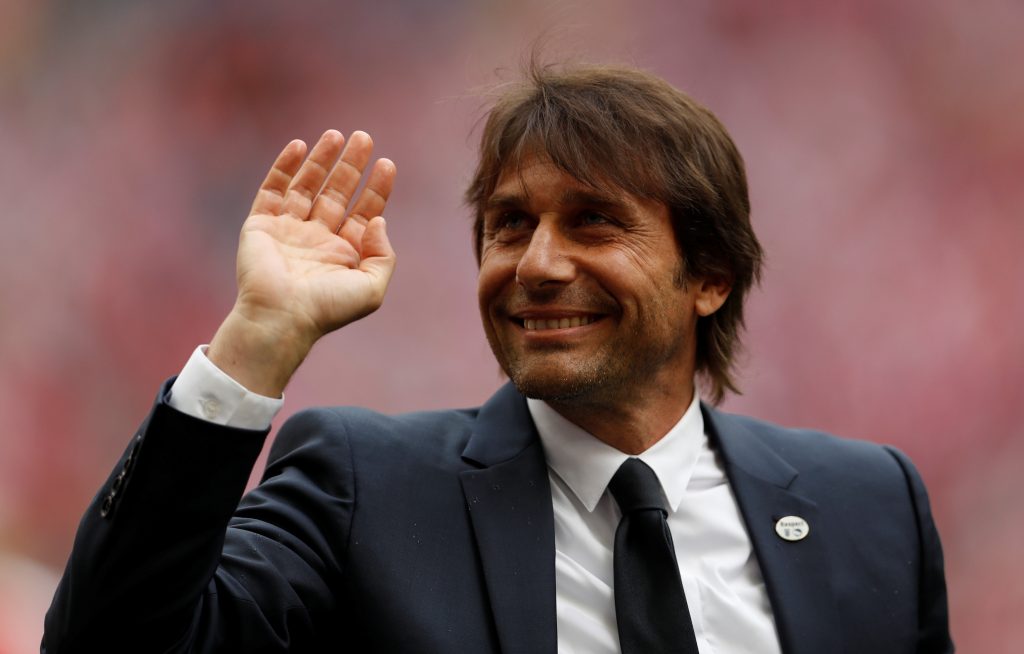 Chelsea manager Antonio Conte before the match.
