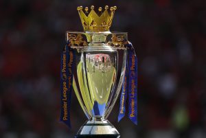The Premier League trophy,