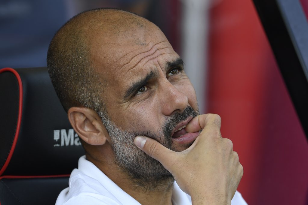 Manchester City manager Pep Guardiola.
