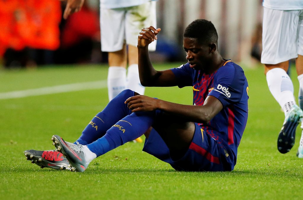Barcelona's Ousmane Dembele.