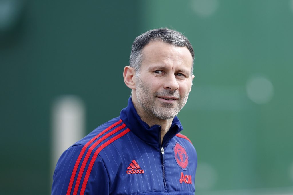 Ryan Giggs during training.