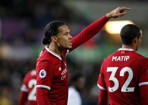 Liverpool's Virgil van Dijk.