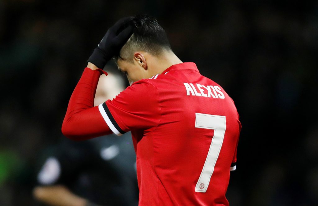 Manchester Uniteds Alexis Sanchez.