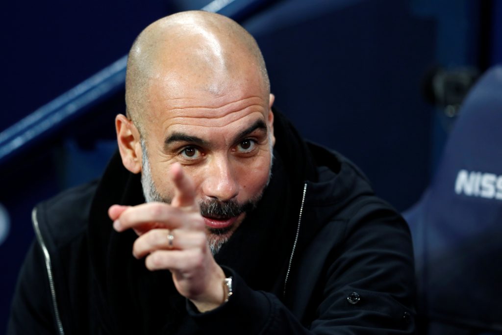 Manchester City manager Pep Guardiola.