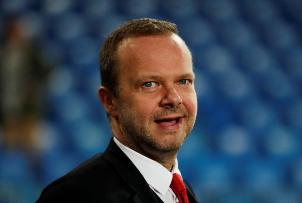 Manchester United executive vice-chairman Ed Woodward before the match.