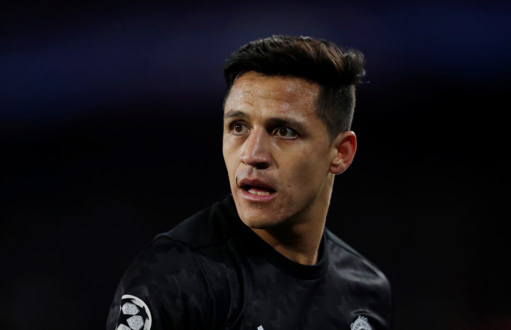 Manchester Uniteds Alexis Sanchez.