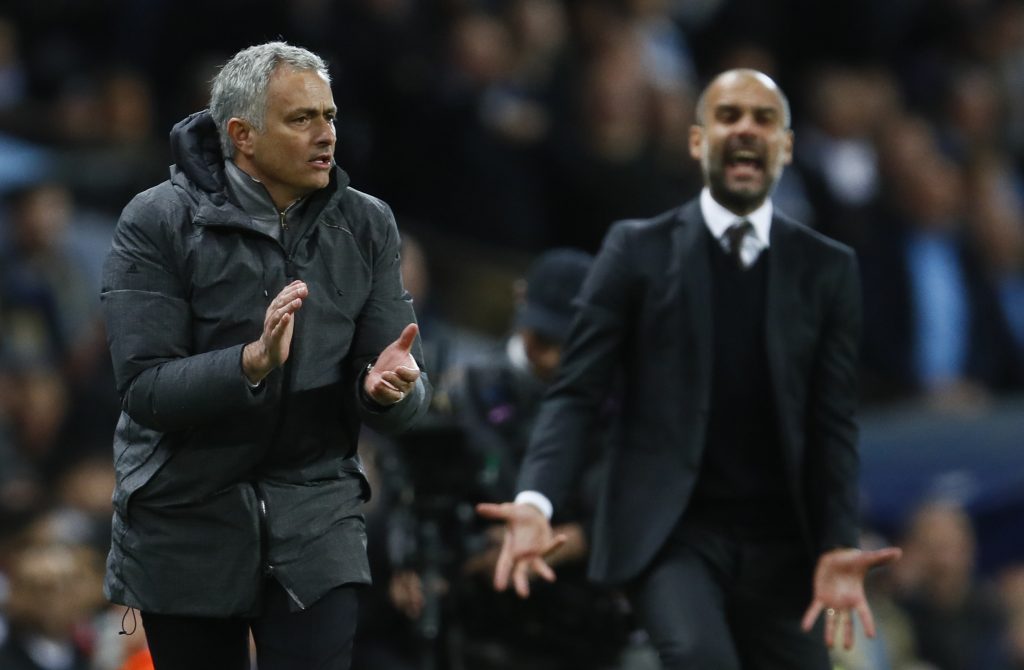 Pep Guardiola and Jose Mourinho.