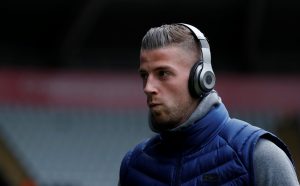 Tottenham's Toby Alderweireld before the match.