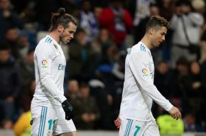 Real Madrid's Gareth Bale and Cristiano Ronaldo.
