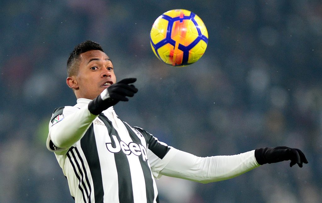 Juventus Alex Sandro in action.