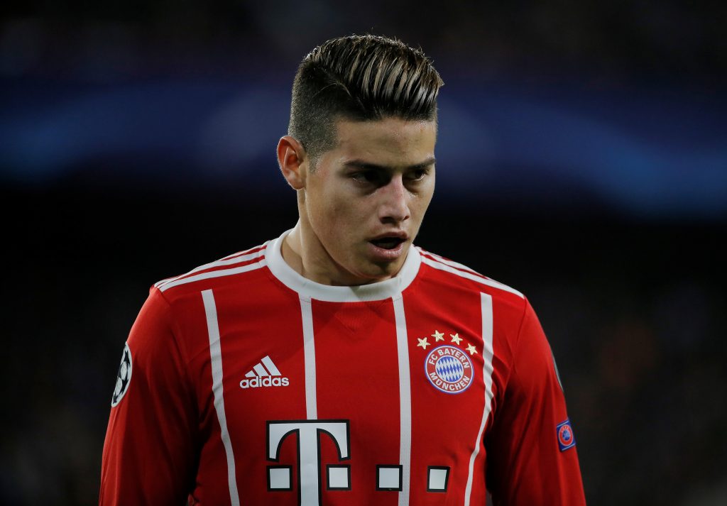 Bayern Munich's James Rodriguez.