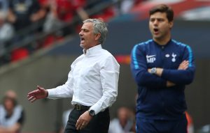 Jose Mourinho and Mauricio Pochettino react.