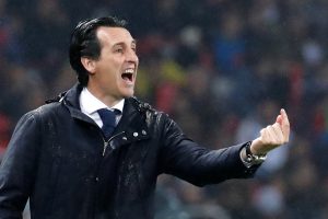 Paris Saint-Germain coach Unai Emery.