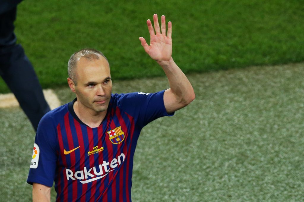 Barcelona's Andres Iniesta after the match.