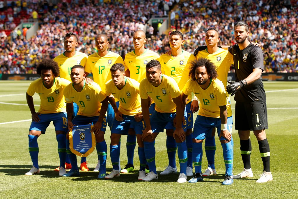 Brazil team group.