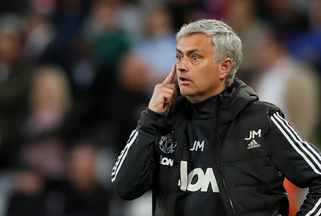 Manchester United manager Jose Mourinho.