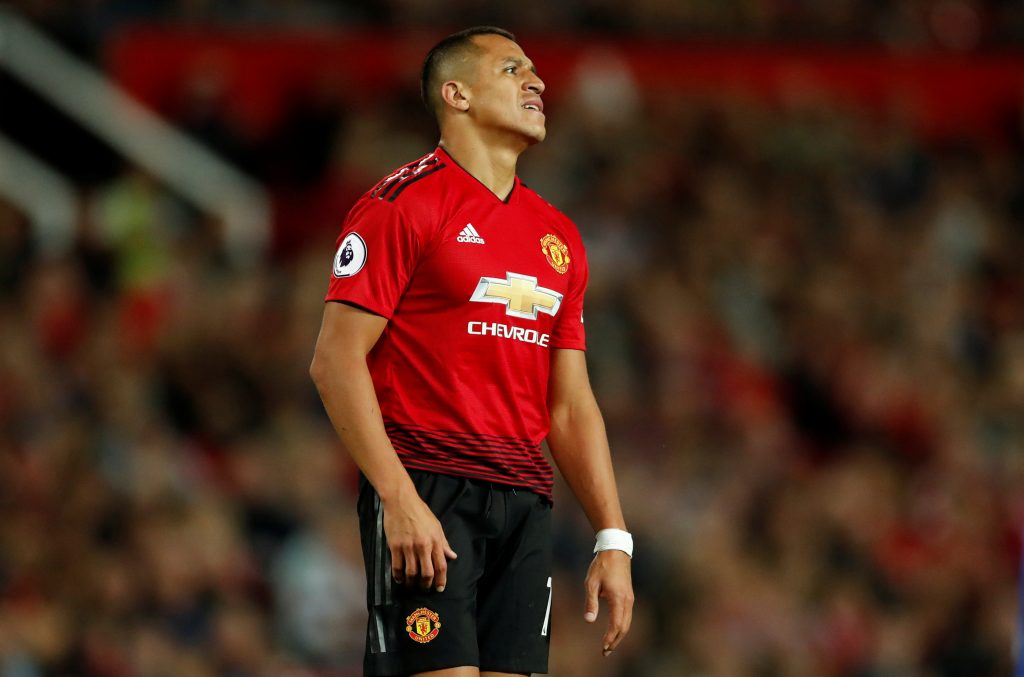 Manchester United's Alexis Sanchez.