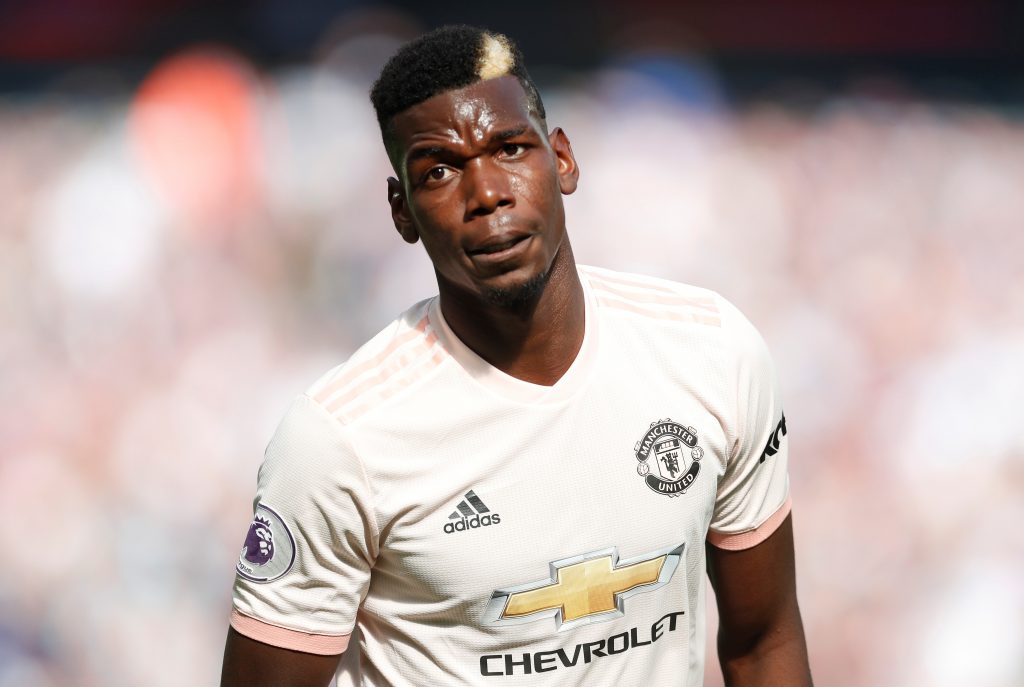 Manchester United's Paul Pogba during the match.